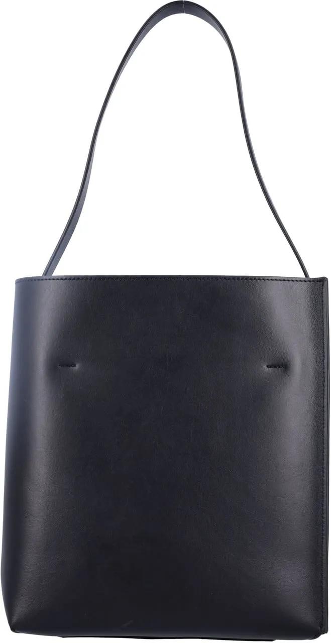 Marni Crossbody bags Museo Hobo Logo Small Nero in zwart