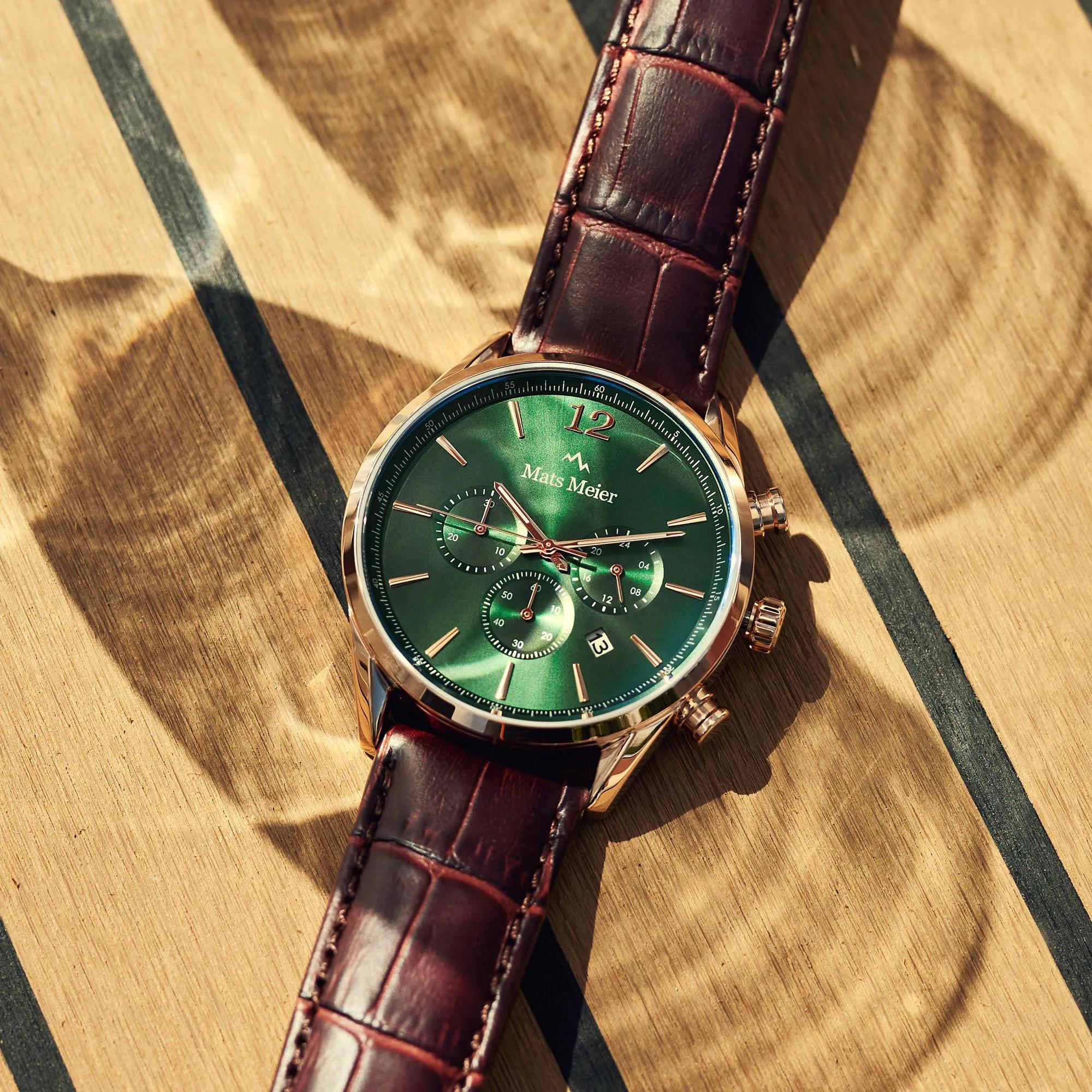 Thumbnail - Mats Meier Uhren - Grand Cornier Chrono Uhr - Gr. unisize - in Gold - für Damen