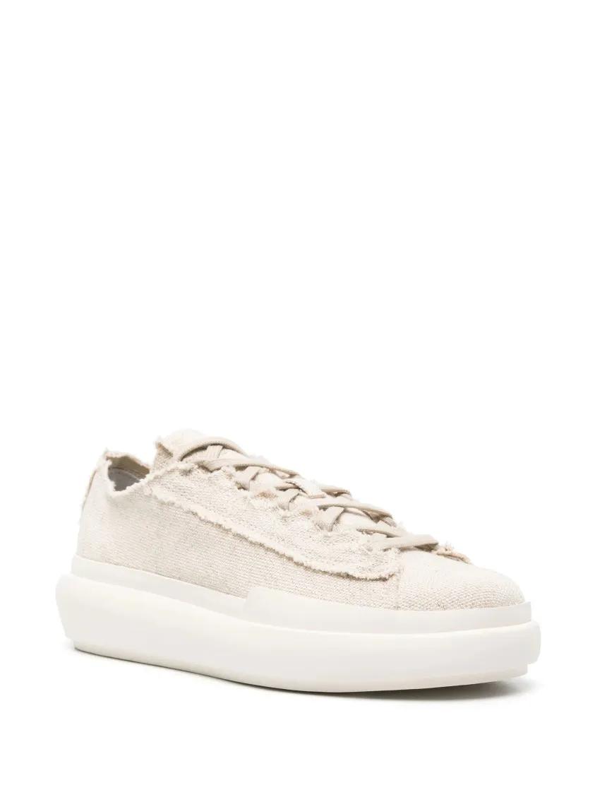 Thumbnail - Y-3 Low-Top Sneaker - Nizza Flatform Sneakers - Gr. 4_5 - in Beige - für Damen