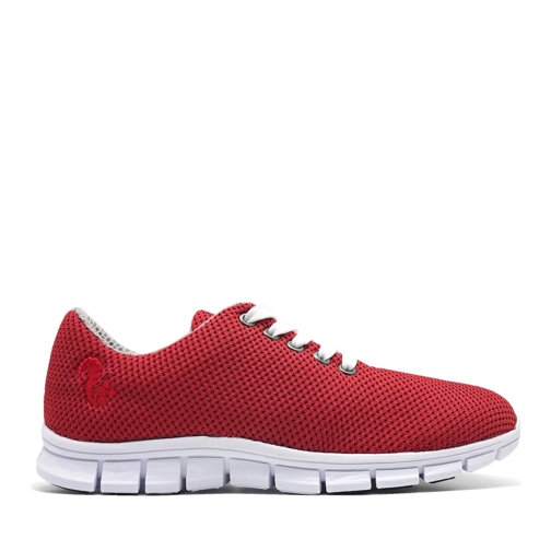 thies Low-Top Sneaker thies ® Cornrunner crimson red | vegan aus Mais ge mehrfarbig