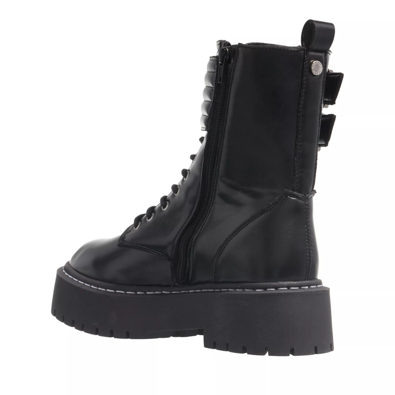 Steve Madden Biker Boots Viade  Black Leather(Image 2)