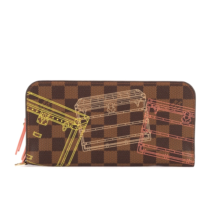 Louis Vuitton Crossbody Bag Limited Edition Trunks & Locks Insolite Wallet braun