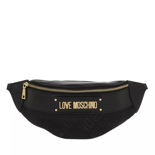 Love Moschino Quilted Belt Bag Nero Crossbody Bag