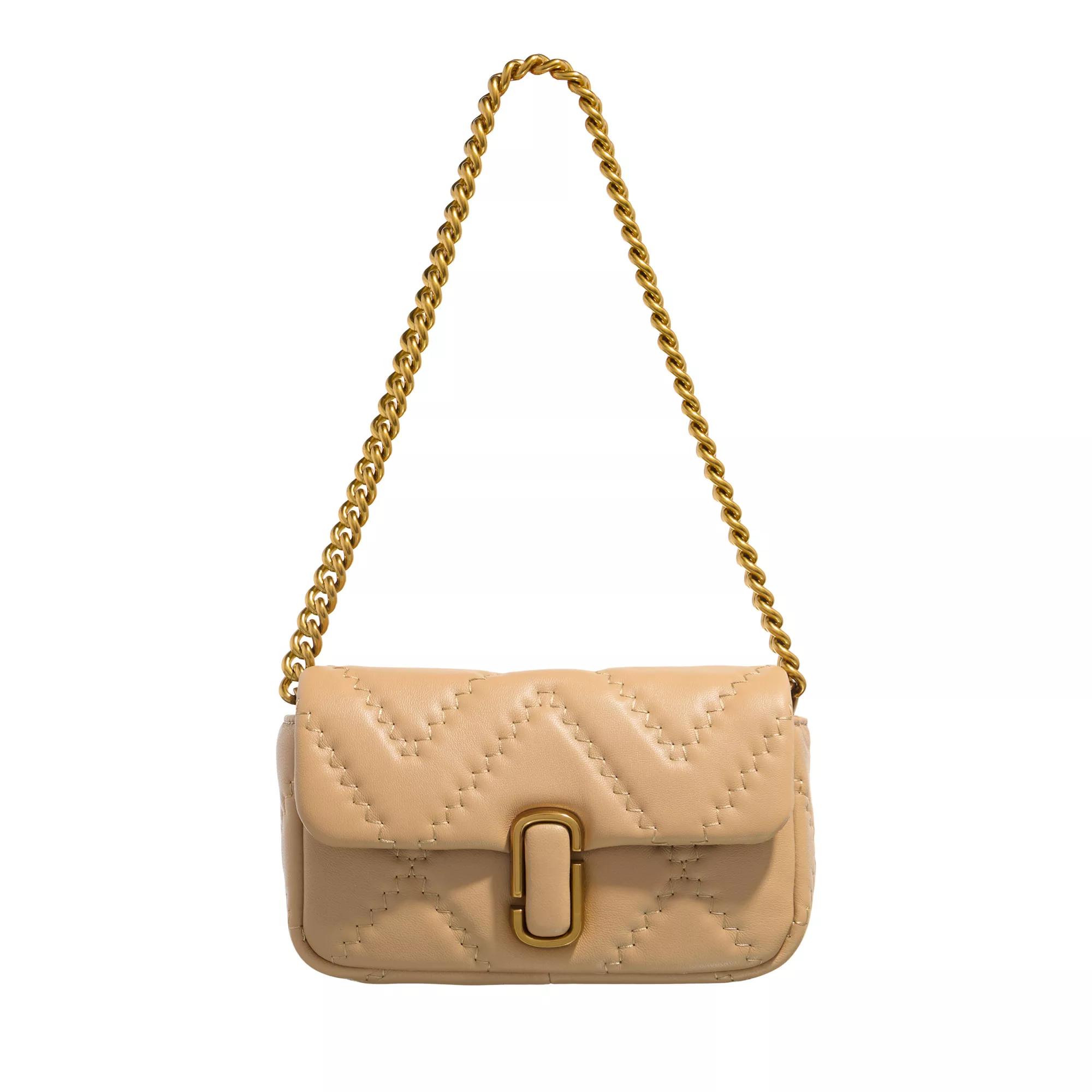 Marc Jacobs The Quilted Leather J Marc Mini Shoulder Bag Camel ...