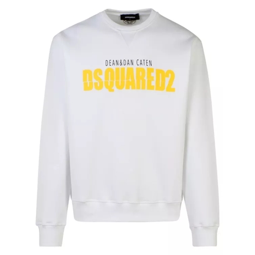 Dsquared2  White Cotton Sweatshirt White