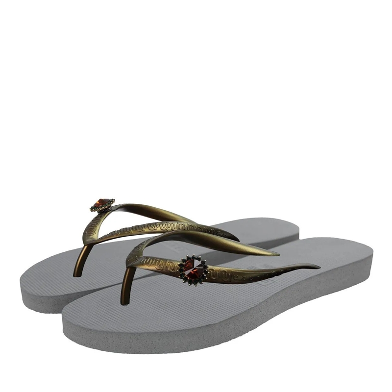 UZURII Flip Flops Zehentrenner Original Switch silber(Image 2)