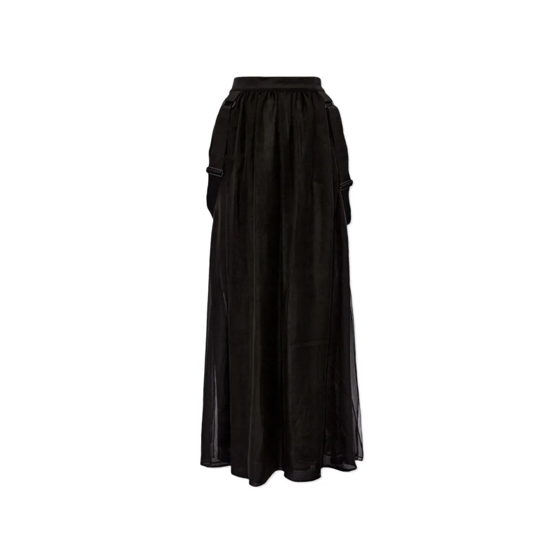 Max Mara Minirok Sfilata Jedy Skirt With Semi-Sheer Design Black