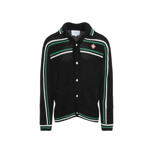 Casablanca Tennis Shacket Jacket Black Overgangsjas