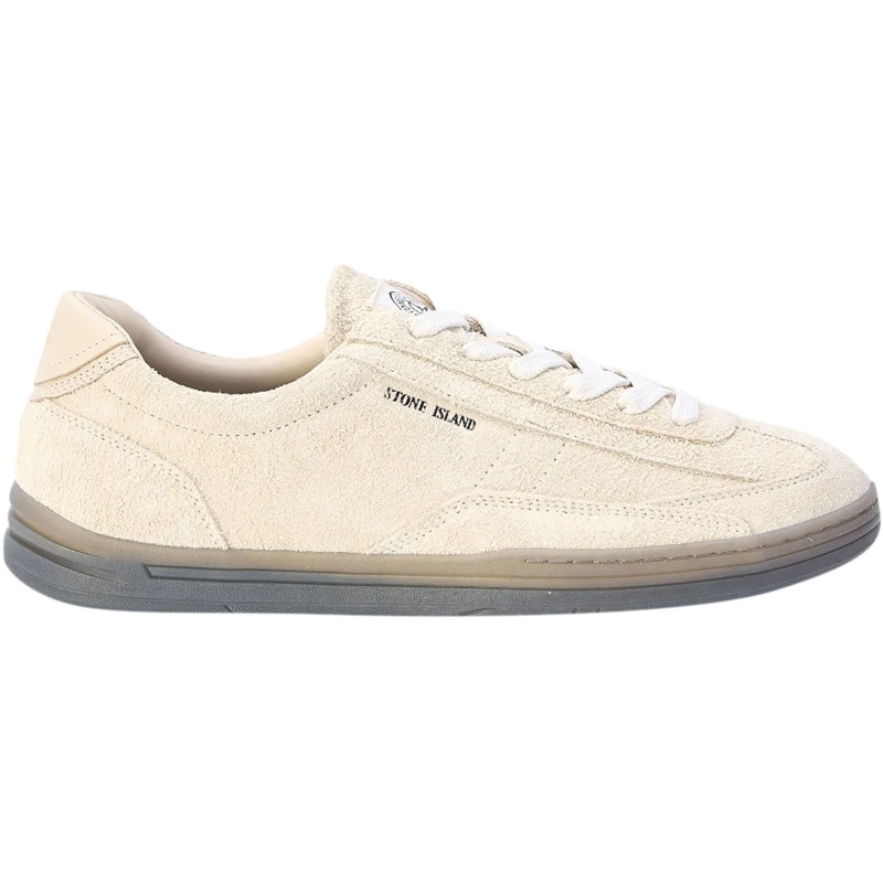 Stone Island Low-Top-Sneaker Sneakers Cream weiß