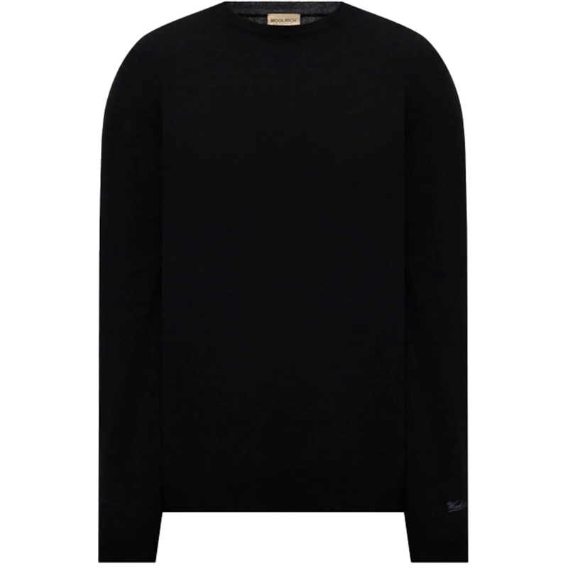 Woolrich  Heren Lambswool Crewneck schwarz
