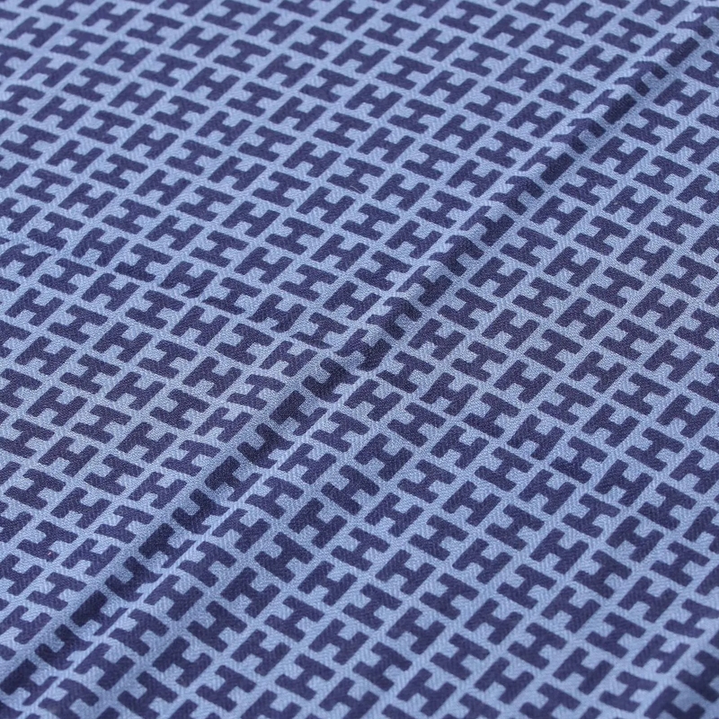 Hemisphere Wollschal Tuch aus Kaschmir & Seide blau(Image 2)