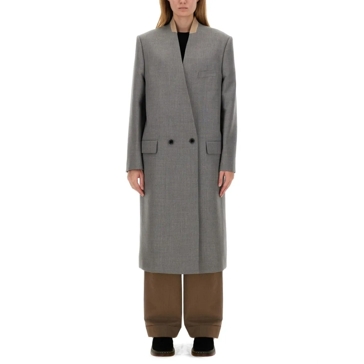 トレンチコート Moschino Tailored Grey Wool Coat Moschino Tailored Grey Wool Coat Grey | Bontjassen