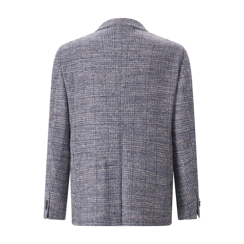 Etro Anzugjacke Sakko aus Alpaka-Mix blau(Image 3)