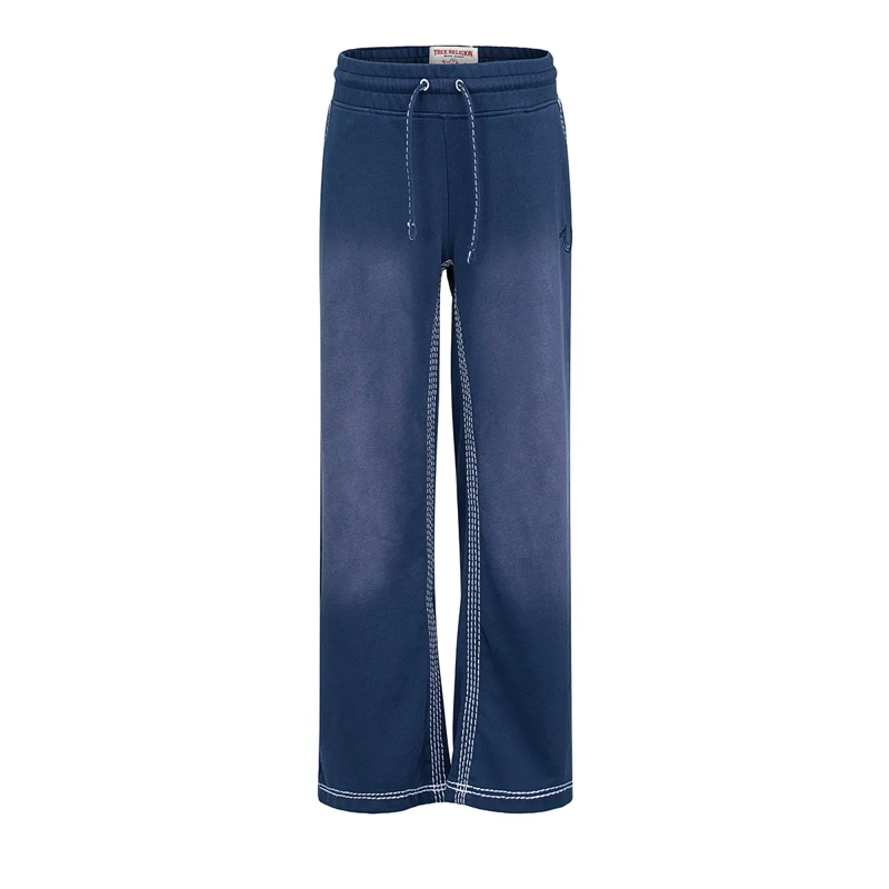 True Religion Jogginghose Sweatpant- Jogginghose- Niedrigen Bund- Gerade blau