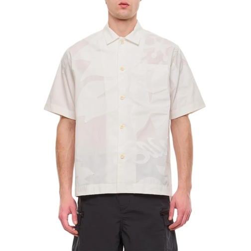 Sacai Shirts Cotton Poplin Shirt White