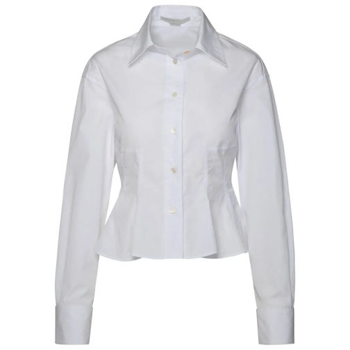 Stella McCartney Hemden Peplum' White Organic Cotton Shirt White