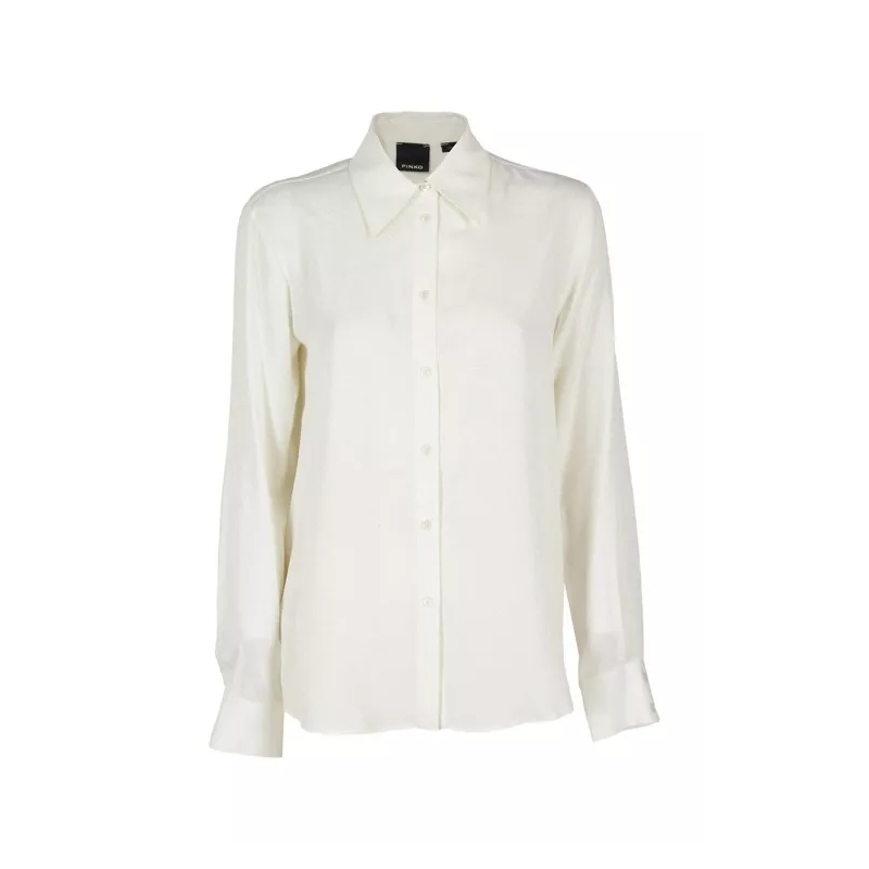 Pinko  White Classic Collar Shirt White