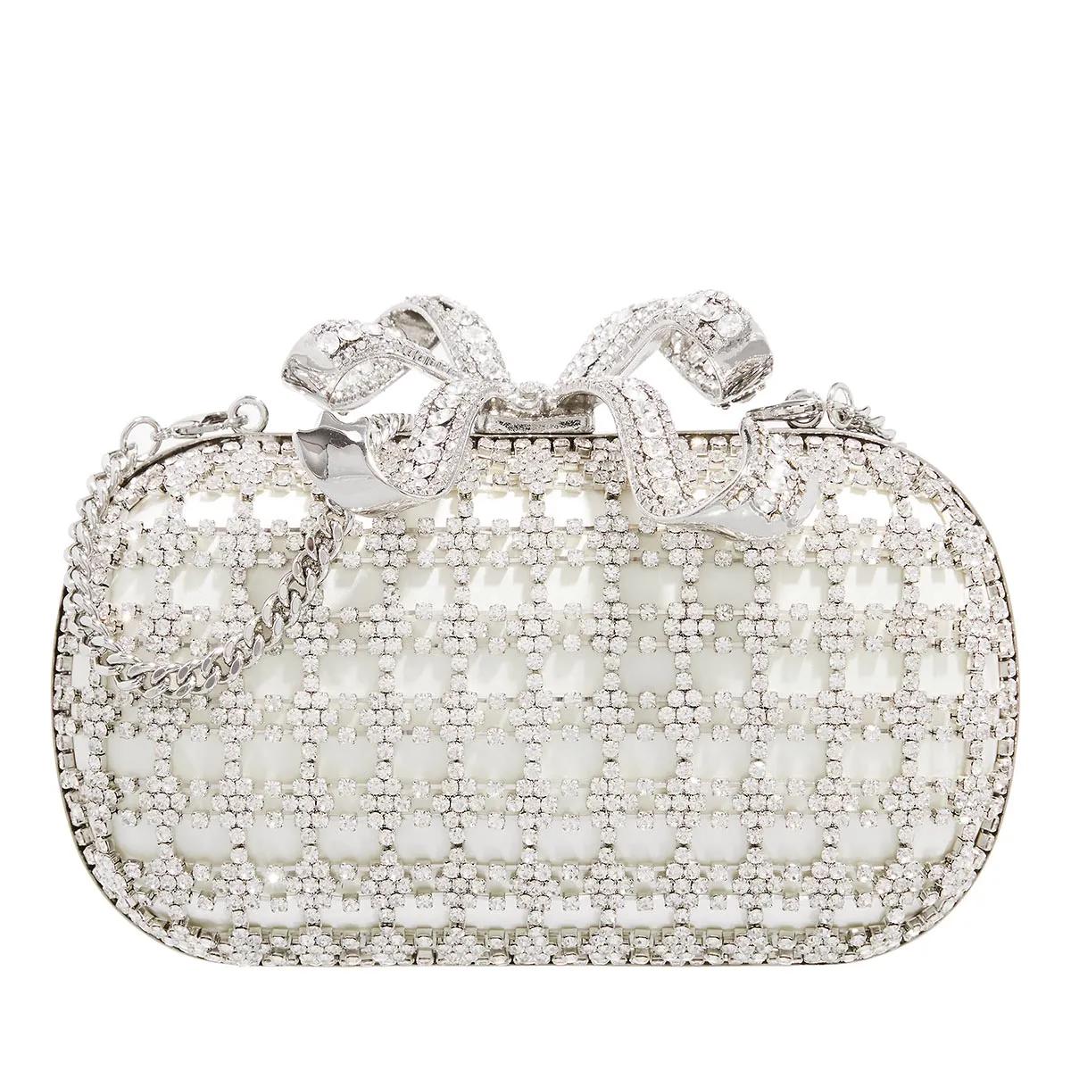 self-portrait Clutches - Champagne Crystal Clutch Bag - Gr. unisize - in Creme - für Damen