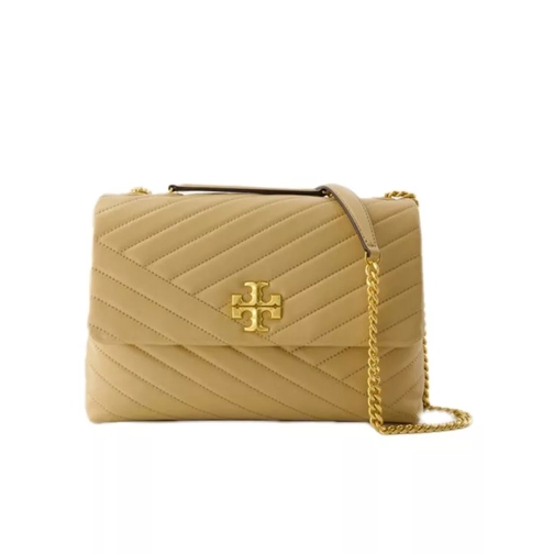 Tory Burch Kira Chevron Convertible Bag - Leather - Desert Du Brown Schultertasche