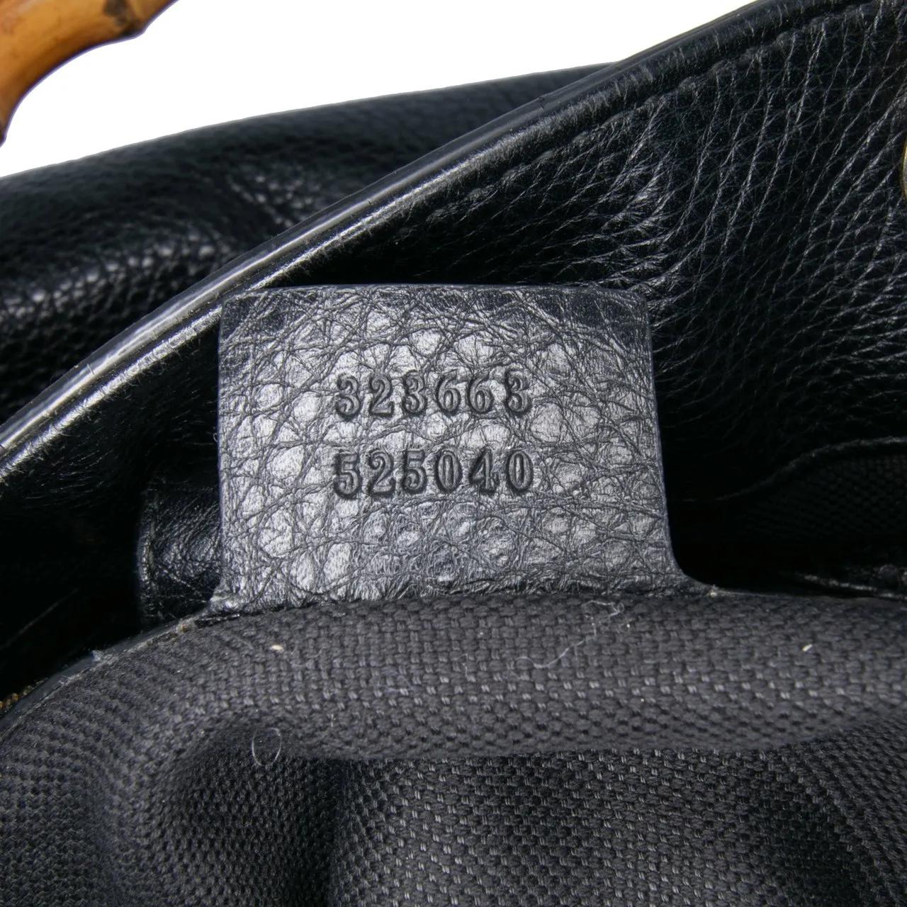 Thumbnail - Gucci Hobo Bags - 2016-2025 Tall Leather Bamboo Shopper Tote - Gr. unisize - in Schwarz - für Damen
