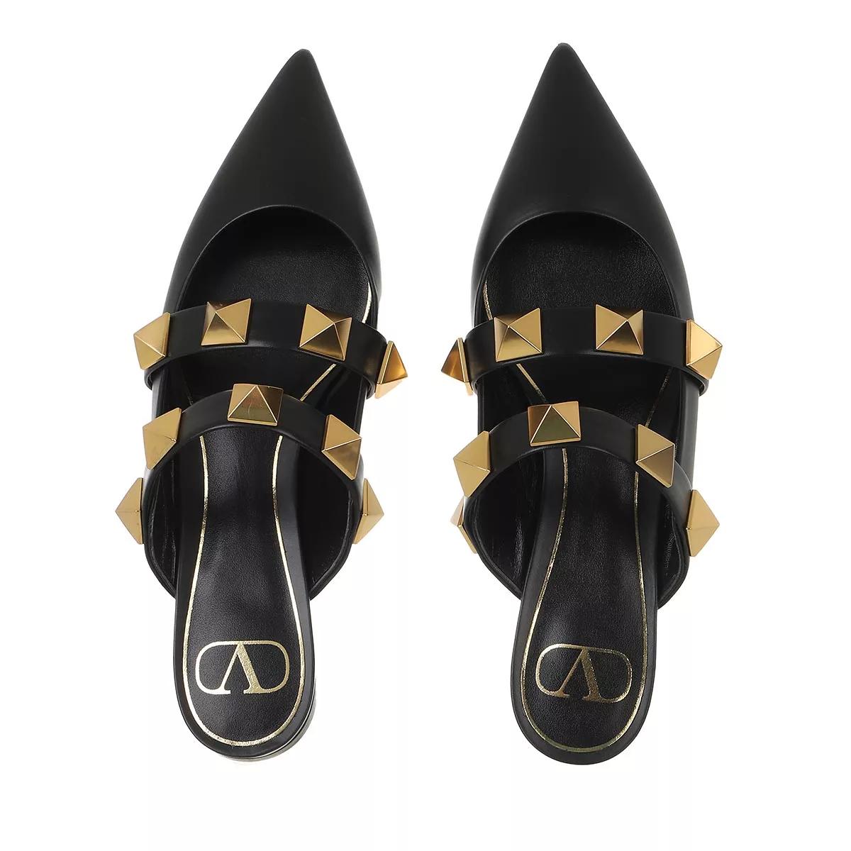 Valentino rockstud hot sale mules black