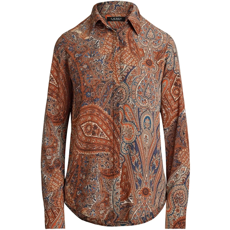 Ralph Lauren Bluse Shirts Cream Multi mehrfarbig