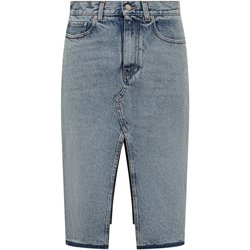 Stella McCartney Jupe midi Gonna Midi Vintage hellblau