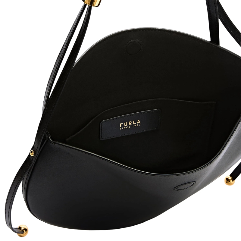 Furla Schultertasche Furla Moonstone M Shoulder Bag Nero(Image 5)
