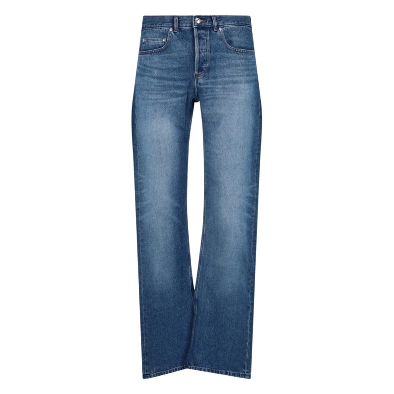 A.P.C. Jeans mit geradem Bein Straight Jeans In Light Blue Cotton Denim Blue