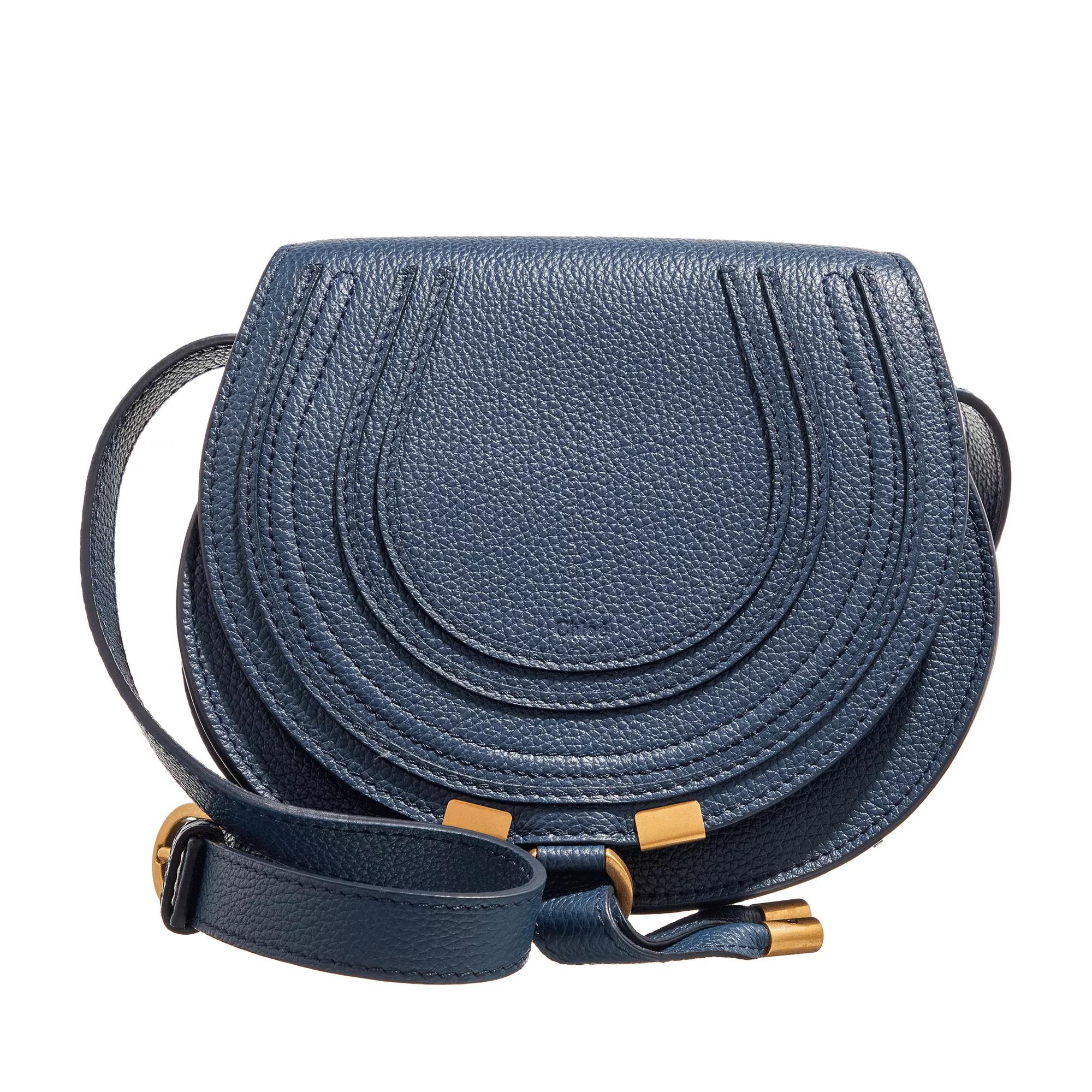 Chloé Marcie Small Leather Saddle Bag