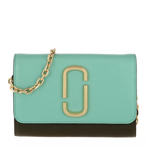 Marc Jacobs Snapshot Wallet On Chain Leather Surf/Multi Portafoglio a catena