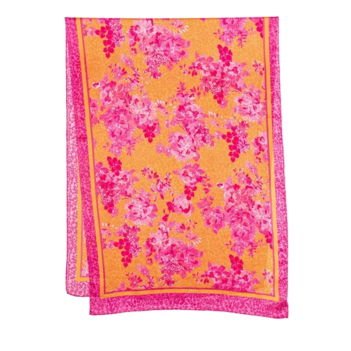 Ted Baker Tinsal Metropolis Long Silk Scarf Pink Lichtgewicht Sjaal