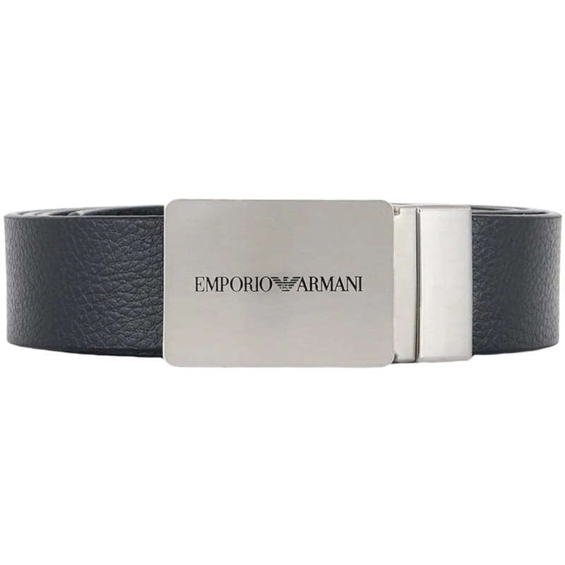 Emporio Armani Ledergürtel Belts Blue blau