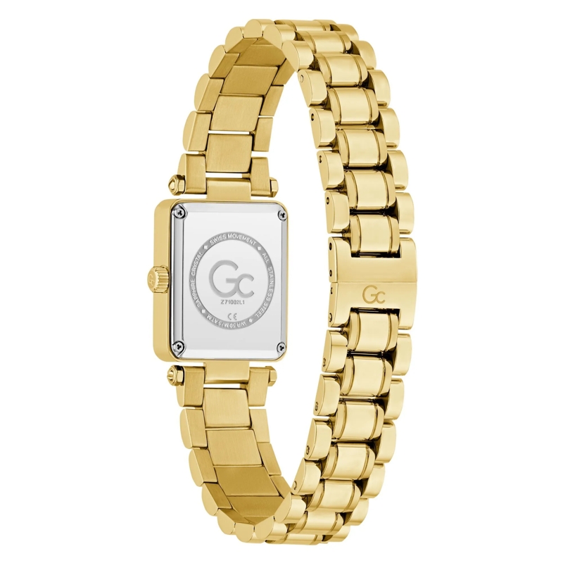 GC Quarzuhr Quarz-Analoguhr Gc Plaza Mini gelb(Image 3)