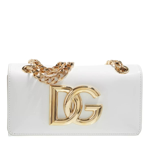 Dolce&Gabbana DG Logo Shoulder Bag White Minitasche