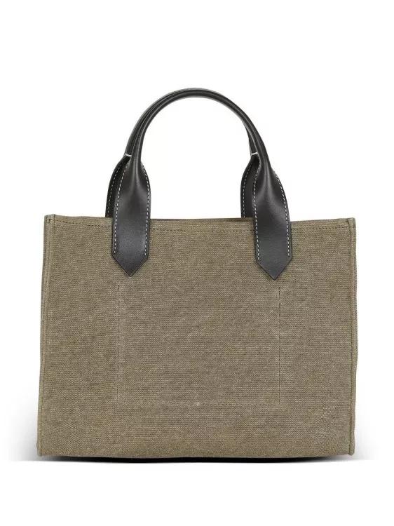 Balmain Shoppers & Totes Small B-Army Logo Tote Bag in grijs