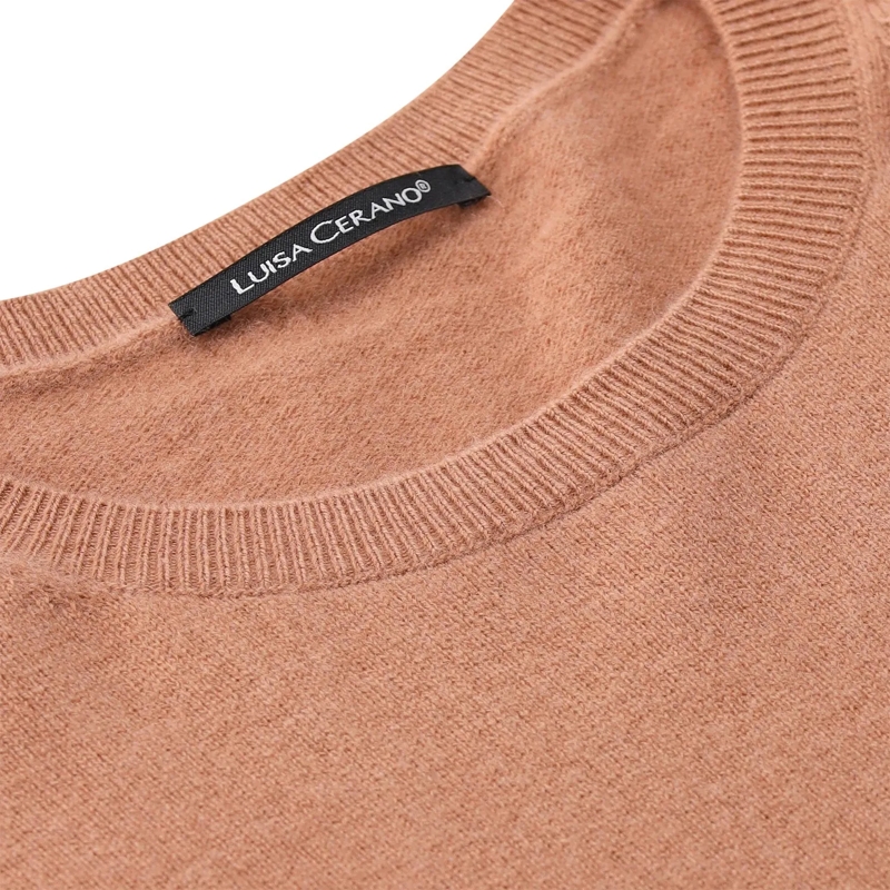 Luisa Cerano Pullover Pullover aus Kaschmir-Mix brick(Image 4)