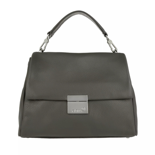 Abro Adria Leather Shoulder Bag grey Satchel