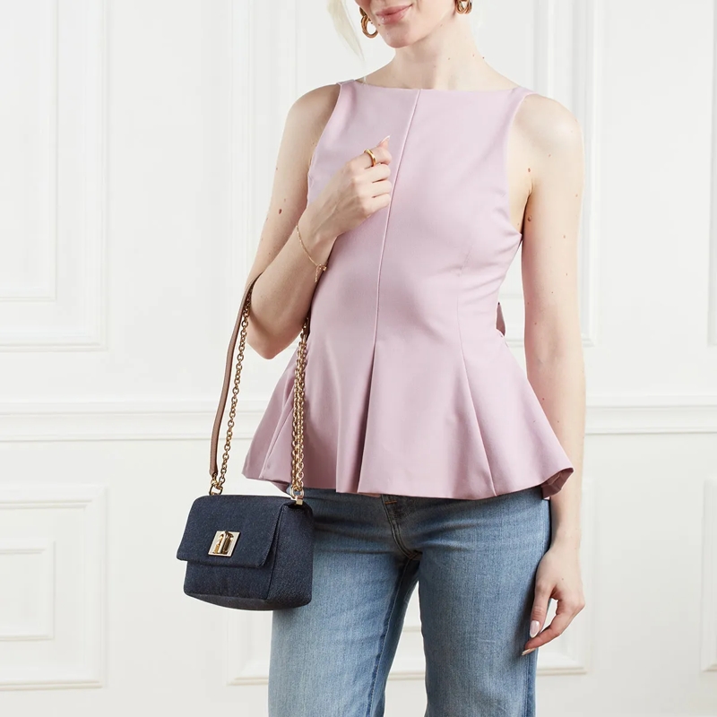 Furla Crossbody Bag Furla 1927 Mini Crossbody 20 Toni Mediterraneo(Image 3)