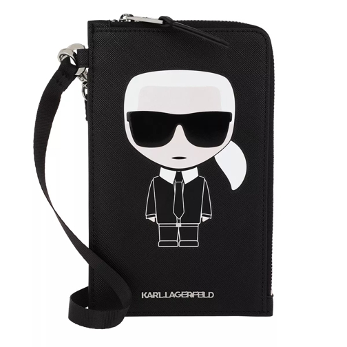 Karl Lagerfeld Ikonik Phone Holder Black Sac pour téléphone portable
