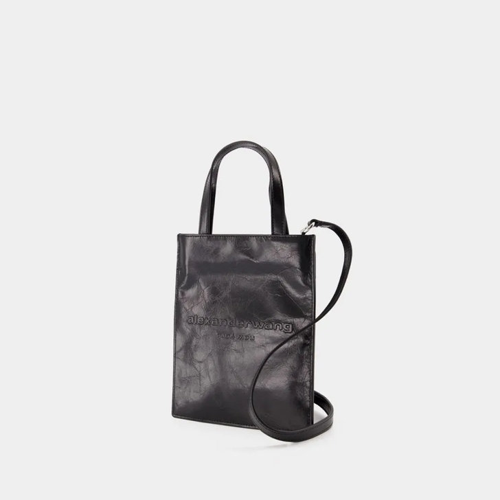 トートバッグ Pinch Small Shopping Bag - Alexander Wang - Leather - Black 23809414_53882077_600.jpg