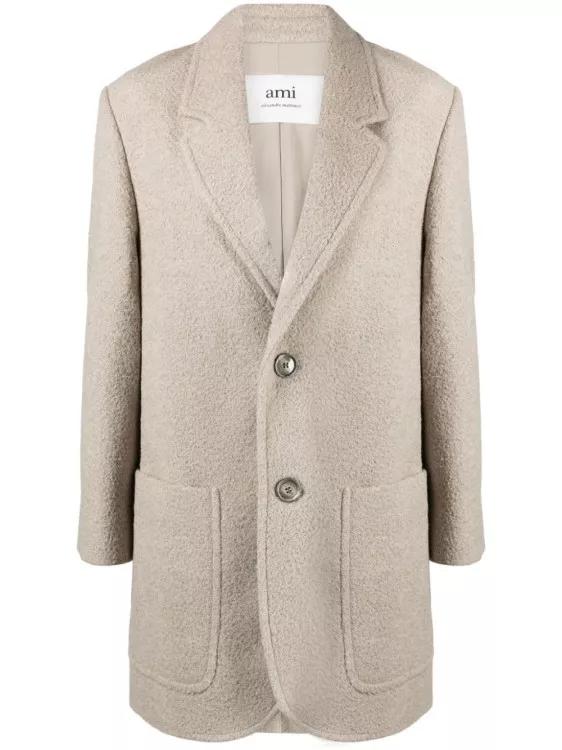 AMI Paris - Wool-Blend Bouclé Blazer - Größe 36 -