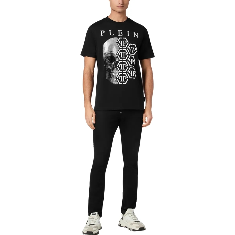 Philipp Plein T-Shirt T-Shirt Hexagon schwarz(Image 5)