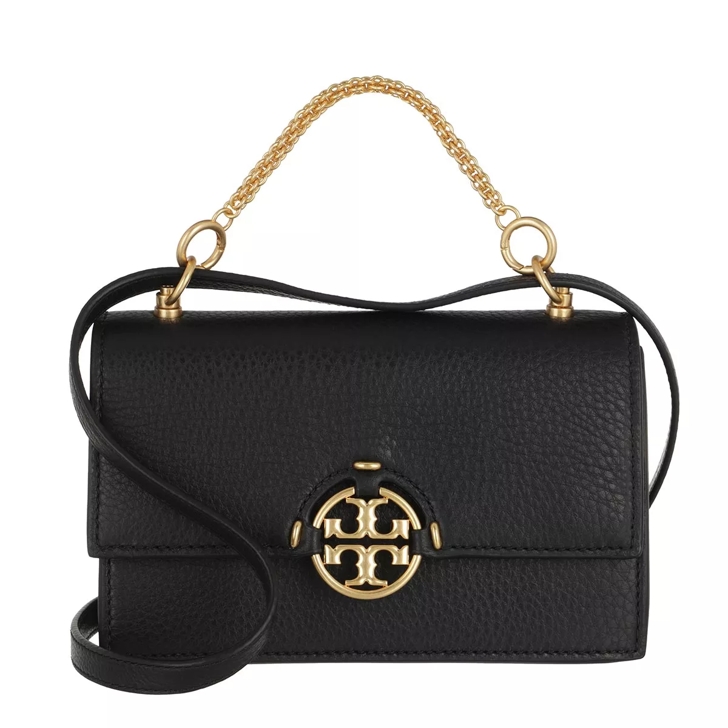 Tory Burch Miller Mini Flap Bag Black Crossbody Bag