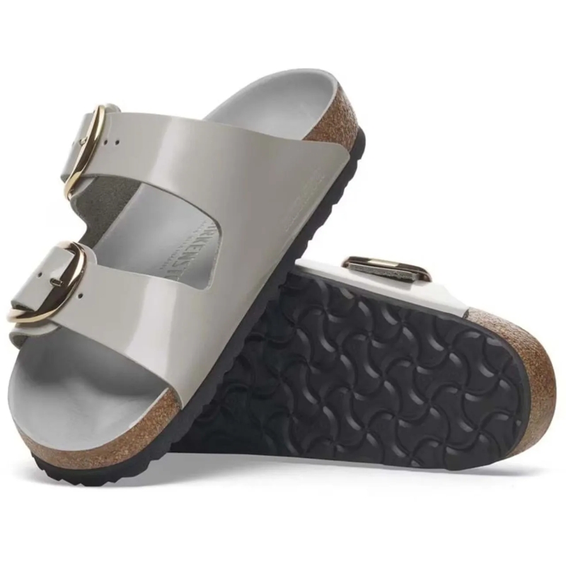 Birkenstock Sandalen Birkenstock Arizona Big Bickle Slippers Lichtgrijs grau(Image 4)