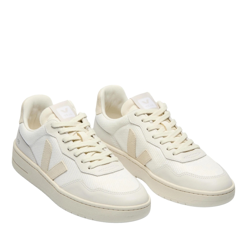 Veja Low-Top-Sneaker V-90 B-mesh White Pierre(Image 2)