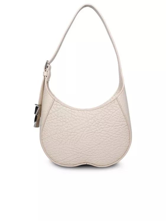 Burberry Shopper - Small %27Chess%27 Ivory Leather Bag - Gr. unisize - in Beige - für Damen