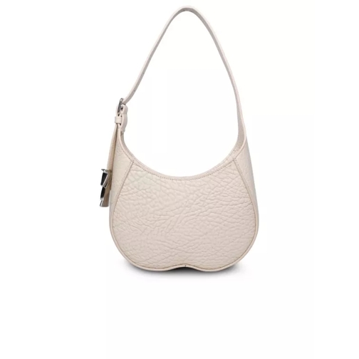 Burberry Small 'Chess' Ivory Leather Bag Neutrals Schoudertas