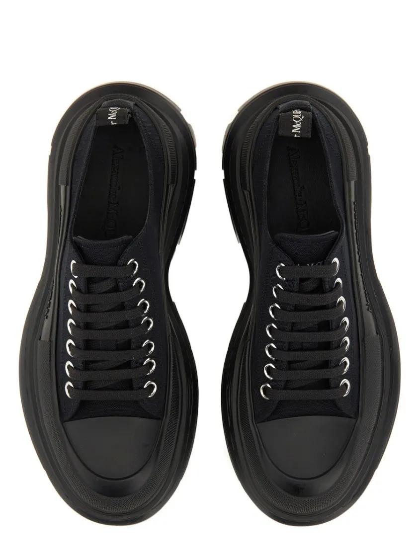 Thumbnail - Alexander McQueen Low-Top Sneaker - "Tread Slick" Sneaker - Gr. 39 (EU) - in Schwarz - für Damen