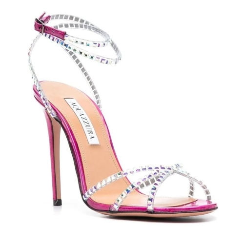 Aquazzura Claquette Sandals Fuchsia Divers mehrfarbig